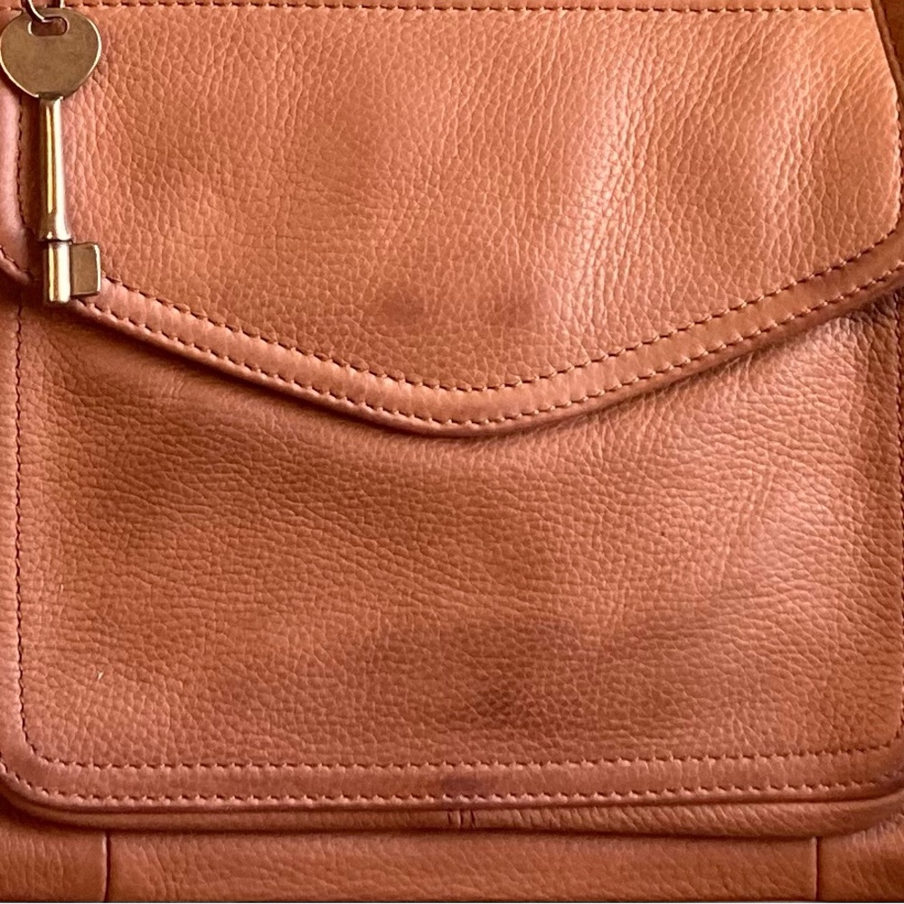 Vintage Fossil Leather Crossbody Bag - Picture 4 of 12